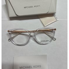 Brand New Mk 4074 Glasses. Stylish Round Frame. Light Weight Michael Kors Glasses, Frame Light, Accessories Brand, Michael Kors Accessories, Round Frame, Glasses Accessories, Accessories Branding, Eye Glasses, Sunnies