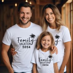 About our Family Vacation Shirts, Family Vacation 2024 T-shirt and Family Matching shirt. Gear up for unforgettable family vacations with our group holiday tees! Made from soft, breathable fabric, these shirts are perfect for capturing those special moments with your loved ones. With a variety of sizes and vibrant colors to choose from, our group tees are a stylish and comfortable way to unite your family in style while creating lasting memories together. Let the adventure begin with our family Family Matching White Shirts For Family Reunion, Graphic Tee For Family Vacation With Short Sleeves, White Family Matching Shirts For Family Reunion, Family Vacation Graphic Tee With Short Sleeves, Family Matching Relaxed Fit T-shirt For Summer, Summer Family Matching Relaxed Fit T-shirt, White Relaxed Fit Shirt For Family Reunion, Family Vacation Graphic Print T-shirt, Custom Print Short Sleeve T-shirt For Family Outings