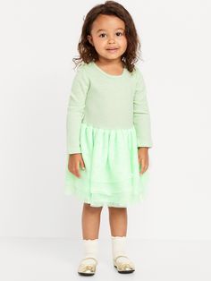 scoop neck deep scoop back long sleeves seamed waist tiered flared tutu skirt lightweight tulle mesh layers fitted top flared skirtmachine wash according to the care instruction label  . Best Holiday gift for toddler Toddlers , perfect Dresses for Christmas! Old Navy Toddler Girl, Layered Fits, Neck Deep, Family Maternity, Fitted Top, Toddler Girl Dresses, Tutu Skirt, Toddler Girl Outfits, Christmas Dress