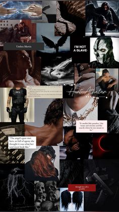 a collage of different images with the words i'm not afraid to see