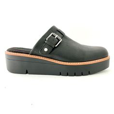 New: Women's Wayde Slip-On Clogs By Naturalizer Leather Shoes, Chic Style And Effortless Slip-On Comfort Set This Handsome Clog Apart From The Rest. It Features Soft, Fuzzy Linings And Naturalizer's Signature Comfort+ Technology For A Premium Fit And All-Day Comfort. Black Women's Size 8 M New With Product Stickers Tatted To The Bottom Of Soles. No Original Box. Open To Reasonable Offers. Questions? Leave A Comment Below! Black Slip-on Clogs For Spring, Casual Leather Platform Clogs, Casual Leather Mules Medium Width, Casual Black Mules With Leather Footbed, Casual Black Mules With Round Toe, Casual Black Slip-on Mules, Casual Black Round Toe Mules, Black Flat Heel Clogs For Spring, Black Platform Slip-on Clogs