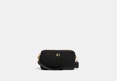 High-end Crossbody Bags With Removable Pouch, Coach Crossbody Wallet With Detachable Strap, Coach Crossbody Shoulder Bag With Zipper, Coach Crossbody Shoulder Bag With Zipper Closure, Crossbody Bag Coach, Coach Shoulder Bag With Removable Pouch For On-the-go, Polished Pebble, Phone Cards, Coach Crossbody