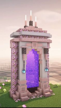 #BEAUTY, #RELATIONSHIPS #Fashion #Animals #Outfits #Winter Outfits #Animals Minecraft Cherry Blossom, Minecraft Portal, Nether Portal, Minecraft Decoration, Minecraft Banner Designs