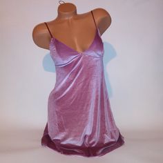 Victoria Secret Lingerie Chemise Slip Dress Pink Mauve Velvet Solid Wireless New With Tags *Bundle To Save Chavonne11 120823 Small Medium Large Xl Xxl Flirty Party Sleepwear With Spaghetti Straps, Party Chemise With Built-in Bra And Spaghetti Straps, Fitted V-neck Chemise For Party, Fitted V-neck Party Chemise, Fitted V-neck Sleepwear For Parties, Fitted Victoria's Secret Camisole For Sleep, Victoria's Secret Fitted Camisole For Sleep, Party Chemise With Spaghetti Straps And Built-in Bra, Fitted Sleeveless Party Chemise