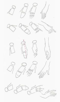 the instructions for how to draw hands and feet