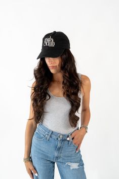 ‘Girls Club’ Baseball Cap - Lisalee Collections Creating A World, Like A Girl, Girls Club, Bright Future, Every Woman, One Size Fits All, A Girl, Baseball Cap, The Fosters