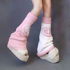 Y2k Style Fitted Leg Warmers, Pink Fitted Casual Leg Warmers, Casual Stretch Pink Leg Warmers, Casual Pink Fitted Leg Warmers, Trendy Fitted Pink Leg Warmers, Cute Pink Leg Warmers For Spring, Pink One Size Leg Warmers For Winter, Trendy Pink Leg Warmers For Winter, Pink Leg Warmers For Winter