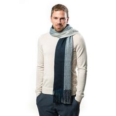 Men's King Striped Scarf encompasses a zest for life matched only through inherent bravery. Courageous and fierce, this collection summons your inner buccaneer to combat whatever the unexpected throws your way. Size: one size. Color: teal. Gender: male. Age Group: adult. Pattern: Solid. Material: Acrylic. Classic Blue Scarf For Fall, Elegant Blue Scarf For Winter, Elegant Blue Scarves For Fall, Elegant Blue Shawl For Fall, Elegant Blue Winter Scarf, Elegant Blue Fall Shawl, Elegant Fall Scarves For Layering, Elegant Winter Shawl Scarves, Scarfs For Men