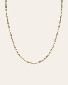 This beautiful custom bead necklace with options to add mini pave diamond initials on a 14k solid gold 2mm bead chain. Up to eight initials may be added. Available in 14k solid yellow, white and rose gold. Length: 16"-18" Adjustable Size of Initial: Approx. 6mm Diamond Carat Weight: Approx. 0.05 ctw (per letter) Standard Production: 3-6 business days Rush Order Production: 2-4 business days Shipping: Select shipping method at checkout. Shipped from our L.A. Studio. This item is Final Sale. See h Personalized Necklace, Ring Bracelet, Beaded Chain, Pave Diamonds, Necklaces Bracelets, Ring Earrings, Solid Gold, Initials, Beaded Necklace