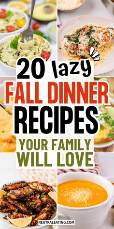 A Collage of Quick Dinner Recipes with Chicken Breast and Arbonne 30 Days To Healthy Living Crockpot Meals Perfect for Fall Trader Joe's Meals Fall Easy Meals, Fall Family Meal, October Dinner, Healthy Fall Recipes Dinner, Fall Casserole Recipes, Easy Fall Dinner Recipes, Healthy Fall Dinner, Easy Fall Dinners, Food Dinners