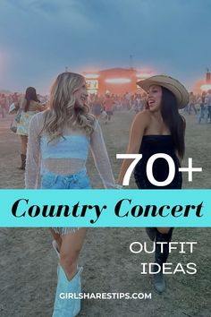 Explore 70+ country concert outfit ideas featuring trendy, cute, and stylish looks for all seasons – spring, summer, fall, and winter. Whether it's Nashville or Stagecoach Festival, find easy-to-wear ensembles that are classy and perfect for music festivals. Embrace plus size options and accessorize with aesthetic pieces for an evening look inspired by Morgan Wallen and Coachella vibes. Concert Festival Outfit Summer, What To Wear To A Country Concert, Outfit Ideas For Nashville, Country Festival Outfit Summer, Boho Concert Outfit, Barn Dance Outfit, Cute Country Concert Outfits, Cody Johnson Concert