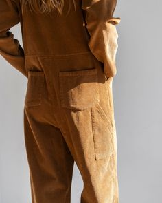 This modern, workwear-inspired coverall by No. 6 is made from 100% cotton mid-weight corduroy. With a plethora of pockets, this jumpsuit is a comfortable and functional outfit for your cool fall day. Modern Workwear, Fall Day, Autumn Day, Work Wear, Jumpsuit