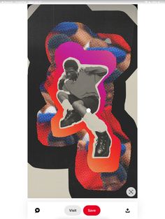 an image of a man on a skateboard in the middle of a collage