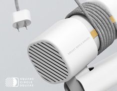 an electric device with two wires attached to it