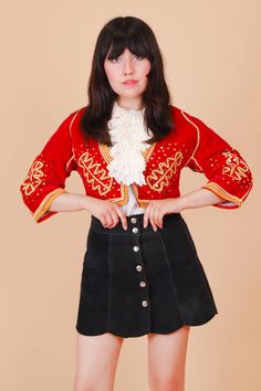 Vintage 1970’s Crimson Matador Velvet Jacket – Miracle Eye Miracle Eye, 80s Inspired Outfits, Magical Women, 70s Glam, Brian Jones, Austin Powers, 70s Aesthetic, 70’s Fashion, Intelligence Agency