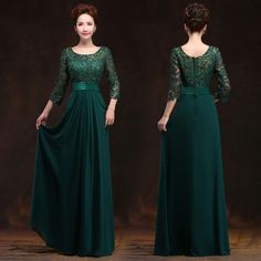 O-neck A-line Chiffon Long Mother Of The Bride Lace Dress in Mother of the Bride Dresses Free worldwide shipping! Check it now! Dark Forest Green Mother Of The Groom Dress, Mothers Gown Long Sleeve Green Tadashi Shoji, Hunter Green Mother Of The Bride, Green Mother Of The Bride Dress For Banquet, Elegant Green A-line Dress, Chiffon Banquet Dress With Empire Waist, Chiffon Empire Waist Dress For Banquet, Elegant Georgette Bridesmaid Dresses, Elegant Floor-length Green Chiffon Dress