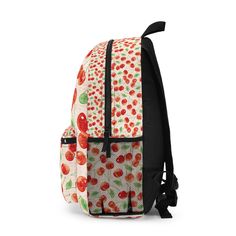 Add a touch of playful elegance to your daily routine with the Eddy and Rita Women's Cherry Print Backpack. Crafted from premium materials and adorned with a charming cherry design, this backpack is perfect for the modern woman who values both style and functionality. Whether you're a busy mom, a dedicated nurse, or a professional on the go, our backpack offers the perfect blend of fashion, comfort, and practicality. Key Features: High-Quality Material: Made from durable, luxurious fabric with a