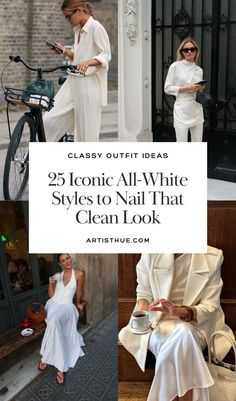 All white outfit ideas | Classy fit inspo | How to look expensive | old money style | #style #inspo #styleinspo