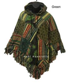 #ad Top Seller for Cotton Patch Poncho for men & women, Fashion Mens Jackets Luxury Sherwani With Traditional Patterns For Navratri, Wool Blanket Anorak, Hippie Men Gifts, Indian Blanket Poncho, Navratri Dress For Man, Hooded Cotton Poncho For Festival, Casual One Size Poncho For Festivals, Casual Brown Poncho For Festival, Casual One Size Festival Poncho