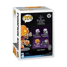 The Nightmare Before Christmas 30th Anniversary Pumpkin King Funko Pop