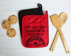 Looking for a way to brighten up your kitchen or need a gift idea for that special person that loves snarky and sassy things?  These Pot Holders are perfect.   Our Funny decorative hot pads  have humorous sayings that anyone with a true sense of humor will appreciate. These are perfect gifts for all occasions and the perfect way to add a little sass to your kitchen. POT HOLDERS: Hook for hanging Front Pocket Neoprene backing for gripping hot items and non slip  6x9 CARE INSTRUCTIONS: Machine wash cool with like colors Tumble Dry Low Do not iron over design RETURNS: I DO NOT ACCEPT RETURNS, EXCHANGES OR CANCELLATIONS BUT please message me for assistance so I can assist in rectifying your dissatisfaction. I DO NOT KEEP INVENTORY--ALL designs are made-to-order. Each design may have slight var Vegetable Puns, Christmas Potholders, Christmas Pots, Song Lyric, Funny Phrases, Kitchen Humor, Cookie Mix, Hot Pad, Kitchen Gift