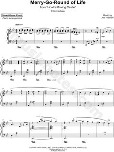 merry - go - round of life sheet music