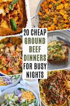 20 cheap ground beef dinner ideas for busy nights