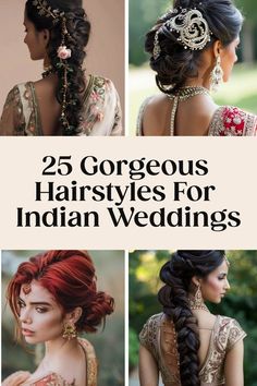 Traditional Updo, Indian Wedding Hair, Bridesmaid Lengha, Hairstyles For Indian Wedding, Intricate Braids, Elegant Bun, Square Face Hairstyles, Classy Hairstyles, Indian Wedding Hairstyles