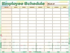 an employee schedule is shown in this printable calendar for the week of november to december