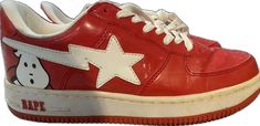 Designer Red Custom Sneakers For Streetwear, Bathing Ape, Sneaker Shoes, A Bathing Ape, Shoes Sneakers, Japan, Sneakers, Red, Color