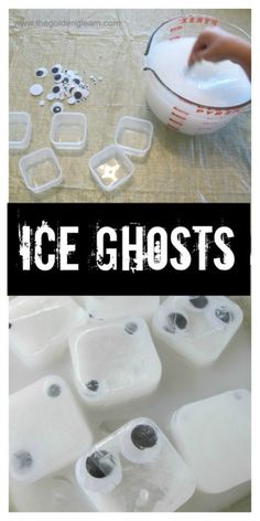 an image of ice ghosts on the table