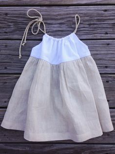 CORDING STRAPY KNIT/ LINEN DRESS Dress Knit, Diy Baby, Dresses Kids Girl, Baby Shirts