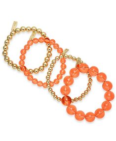 Let your look pop with this four-piece set of beaded stretch bracelets from INC International Concepts®.


 	Set in gold-tone mixed metal; plastic
 	Approx. diameter: 2-1/2"
 	Stretch closure Winter Shoe Trends, Bracelets Jewelry, Beaded Stretch Bracelet, Party Shoes, Inc International Concepts, About Us, Stretch Bracelets, Fashion Watches, Indiana