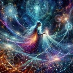 Cosmic Goddess, Unlimited Power, House Outer Design, Magic System, Meditation Art, Akashic Records, Manifest Your Dreams, Fairytale Fantasy, Fantasy Art Landscapes