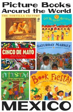 children's books about mexico are featured in this postcard with the caption