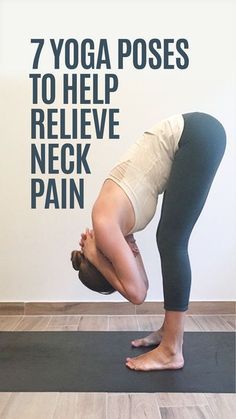 Neck Pain Yoga, Neck Pain Exercises, Relieve Neck Pain, Neck Yoga, Neck Exercises, Yoga For Back Pain, Nerve Pain Relief