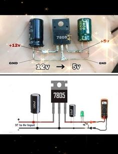 two different types of electronic devices are shown in this diagram, one is connected to the other