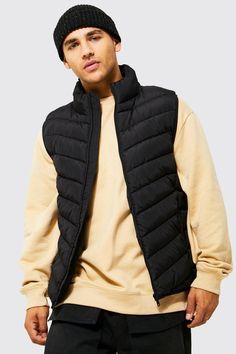 Vest Jacket Outfit Men, Sleeveless Puffer Jacket Outfit Men, Black Vest Outfit Men, Sleeveless Jacket For Men, Puffer Jacket Outfit Men, Puffer Jacket Outfit