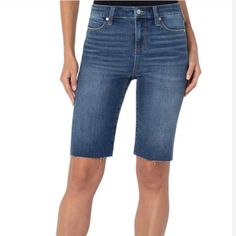 Liverpool The Cruiser 5-Pocket Cut-Off Bermuda Jean Shorts Wash: Myrtle Beach Zip Closure With Button Stretchy! Size 6/28 New With Tags. Retail Price $79 Approximate Measurements: Waist Laying Flat Across 15" Rise 9.5" Inseam 10.5" Length 20" Bundle Your Likes For Savings! Fast Shipping Mid-rise Shorts With Hip Pockets For Spring, Spring Mid-rise Shorts With Hip Pockets, Spring Mid-rise Dark Wash Bermuda Shorts, Mid-rise Bottoms With Built-in Shorts, Medium Wash Bermuda Shorts With Pockets, Medium Wash Short Leg Bottoms With Pockets, Medium Wash Straight Leg Bermuda Shorts With Pockets, Mid-rise Denim Bermuda Shorts With Pockets, Casual Mid-rise Bermuda Shorts With Frayed Hem