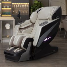 This is the all-new, never-before-seen, advanced 4D massage chair with all the features you asked for and more. The Titan Chair 4D LT Massage Chair, approved and recommended by doctors is now equipped with Quad Human Hand Massage Rollers on an even longer SL track to provide a more human-like massage. We've also added a REAL Calf Massage and a Centralized Heating System for Blood Circulation so that discomfort is at the least of your worries. Titan Chair Leather Type: Taupe Faux Leather | Titan Calf Massage, Massage Chairs, Hand Massage, Chair Ottoman, Human Hand, Massage Roller, Zero Gravity, Massage Chair, Power Recliners