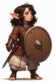 Fantasy Gnome for RPG, DnD, D&D, Pathfinder Palidans Dnd, Unique Dnd Character Ideas, Adventure Fantasy Art, D And D Characters Character Design, D&d Adventurer, D&d Illustration, Fantasy Dnd Art, Hobbit Character Design, Gnome Female Dnd