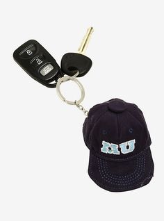 Disney Pixar Monsters University Hat Key Chain, Monsters University Hat, University Merchandise, Pop Culture Gifts, Monsters University, Chain Lanyard, Unique Keychains, Monster University, Disney Decor, Girly Accessories