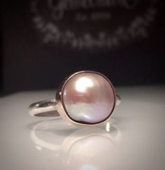 Jewelry Trending, Trending 2024, Gold Pearl Ring, Blush Gold, Pinterest Group, Statement Ring Silver, Blush And Gold, June Birthstone, June Birth Stone