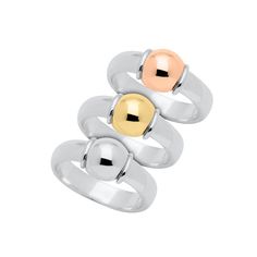 Modern yet classic and a stylish addition to your Collection. Available in Sterling Silver with a Sterling Silver Ball, Sterling Silver with a 14k Yellow Gold Ball and Sterling Silver with a 14K Rose Gold Ball. Made in the USA and is certified by the responsible jewelry council. Cape Cod Jewelry, Cape Cod, Precious Metals, Cape, Jewelry Collection, Jewelry Rings, Fine Jewelry, Yellow Gold, Rose Gold