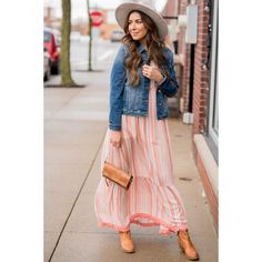 How could you not love this dress?! The colors, stripes, fringe bottom and ruffle sleeves make such a chic, fun look! Wear this dress all year round just add a jacket on colder days!Self: 100% Rayon Lining: 100% PolyesterHand wash cold. Do not bleach. Low iron. Do not dry clean. Line dry. Not Love, Ruffle Sleeves, Low Iron, Boutique Shop, Cold Day, Bleach, Dry Clean, Stripes, Maxi Dress