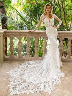 Enzoani Wedding Dress Enzoani Style: Rosalie Essense Of Australia, Fit And Flare Wedding Dress, Evening Dresses For Weddings, Allure Bridal, Designer Wedding, Lace Wedding Dress, Wedding Dress Long Sleeve, Bridal Shop, Beaded Lace