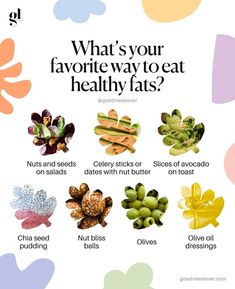 This graphic via @goodnesslover is SO important! 👏 This is your sign to stop demonizing fats or falling for the trope that all fats are created equal. 🥑✨ Incorporating quality fats into your diet has SO many important benefits, from glowing skin, to improved cholesterol levels, and better absorption of essential vitamins. Olive Oil And Lemon Dressing, Nutrient Absorption, Ways To Eat Healthy, Avocado Slices, Nuts And Seeds, Healthy Lifestyle Inspiration, Community Engagement, Lifestyle Inspiration, Lose 20 Pounds