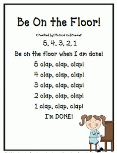 Classroom Freebies Too: A Transition Chant Freebie! Preschool Transitions, Preschool Music