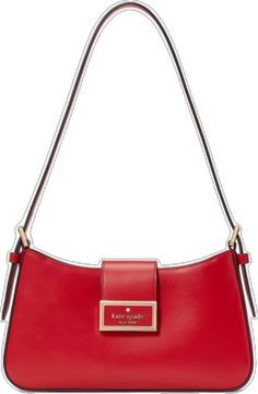 Kate Spade Red Rectangular Shoulder Bag, Formal Red Bag With Magnetic Closure, Kate Spade Red Evening Bag, Kate Spade Red Formal Shoulder Bag, Red Kate Spade Shoulder Bag For Formal Occasions, Kate Spade Red Shoulder Bag For Formal Occasions, Formal Red Kate Spade Bag, Classic Red Kate Spade Bag, Luxury Red Kate Spade Bag