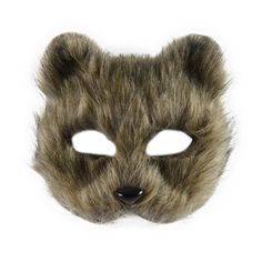 PRICES MAY VARY. Adult Sized Furry Animal Mask Realistic Nose Elastic Band Holds The Mask Securely In Place Measures 7" H x 7.5" W Ideal For Halloween, Cosplay, Masquerade, Theater and Themed Parties Be as sly as a fox wearing this faux fur mask to your next party. Ideal for fox, bear, wolf or mouse. Realistic Nose, Bear Mask, Animal Mask, Halloween Masquerade, Animal Masks, Halloween Cosplay, Fox Fur, Costume Accessories, Elastic Band